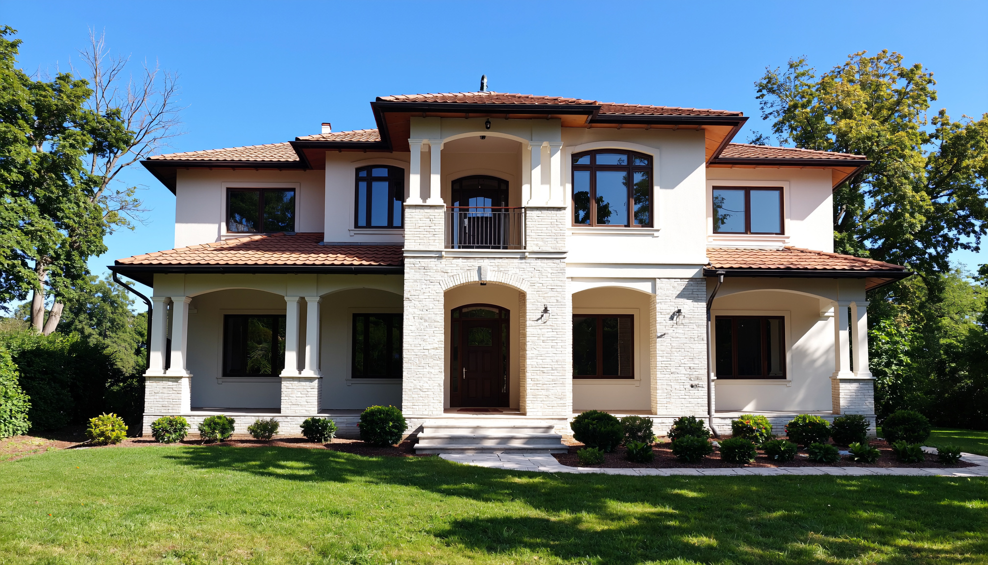 San Antonio, TX home seamless rain gutters